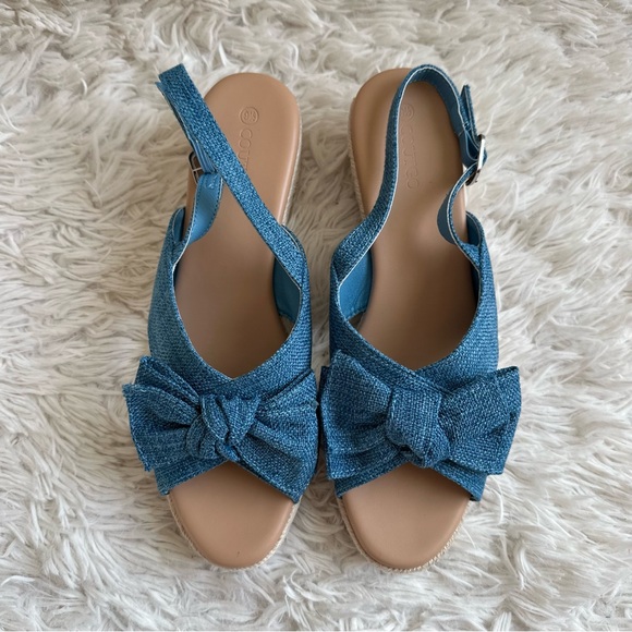 Coutgo Shoes - Coutgo Womens Platform Espadrille Wedge Sandal New In Box Size 9.5